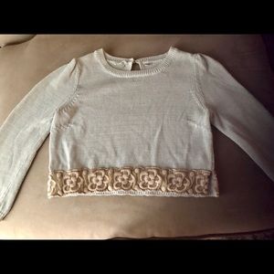 Medium cropped Anthropologie sweater
